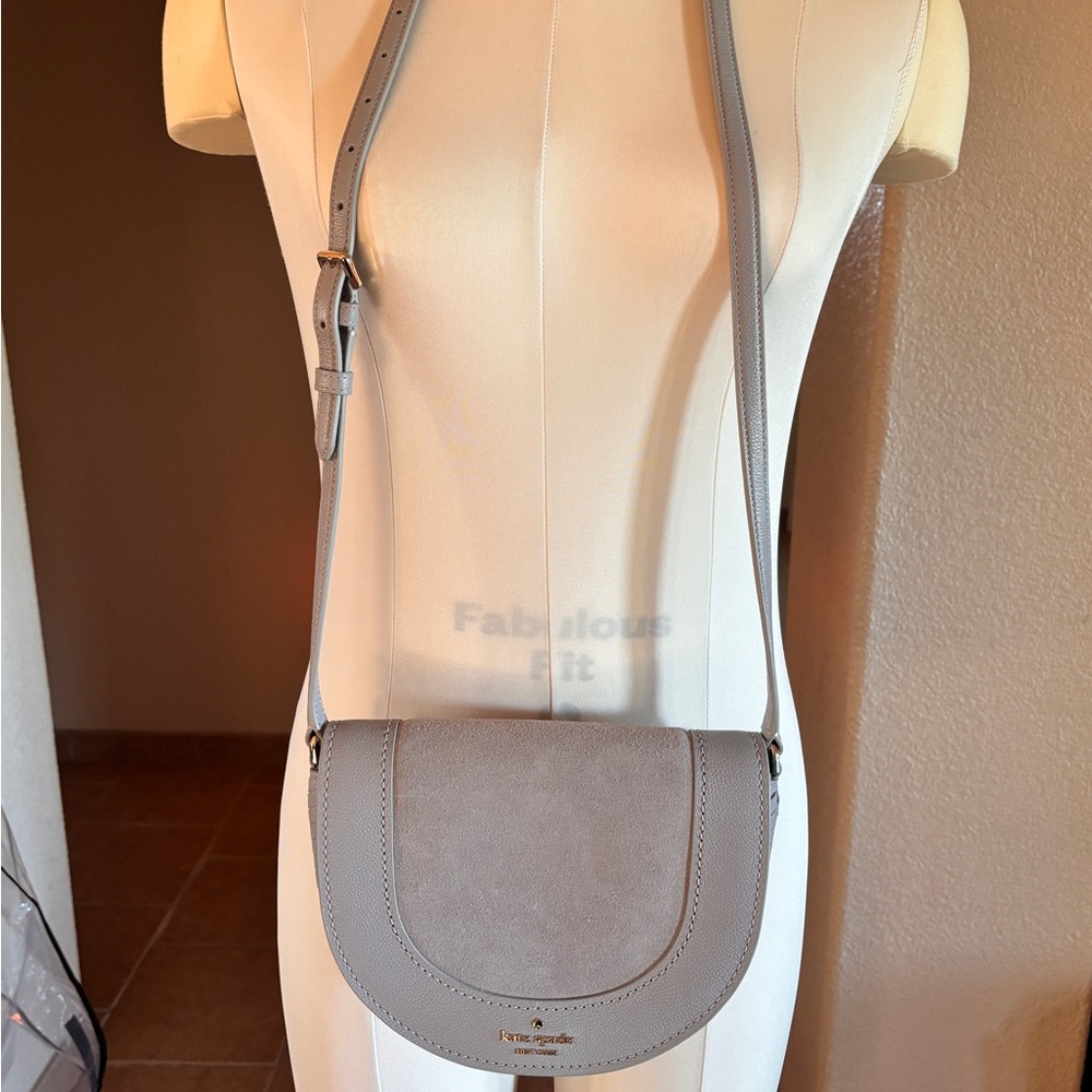 Gray Crossbody Bag